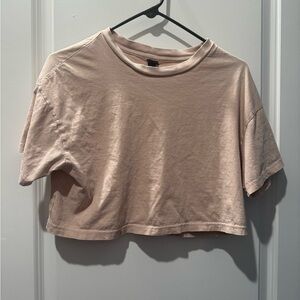Wild Fable Tan Blush Crop Top